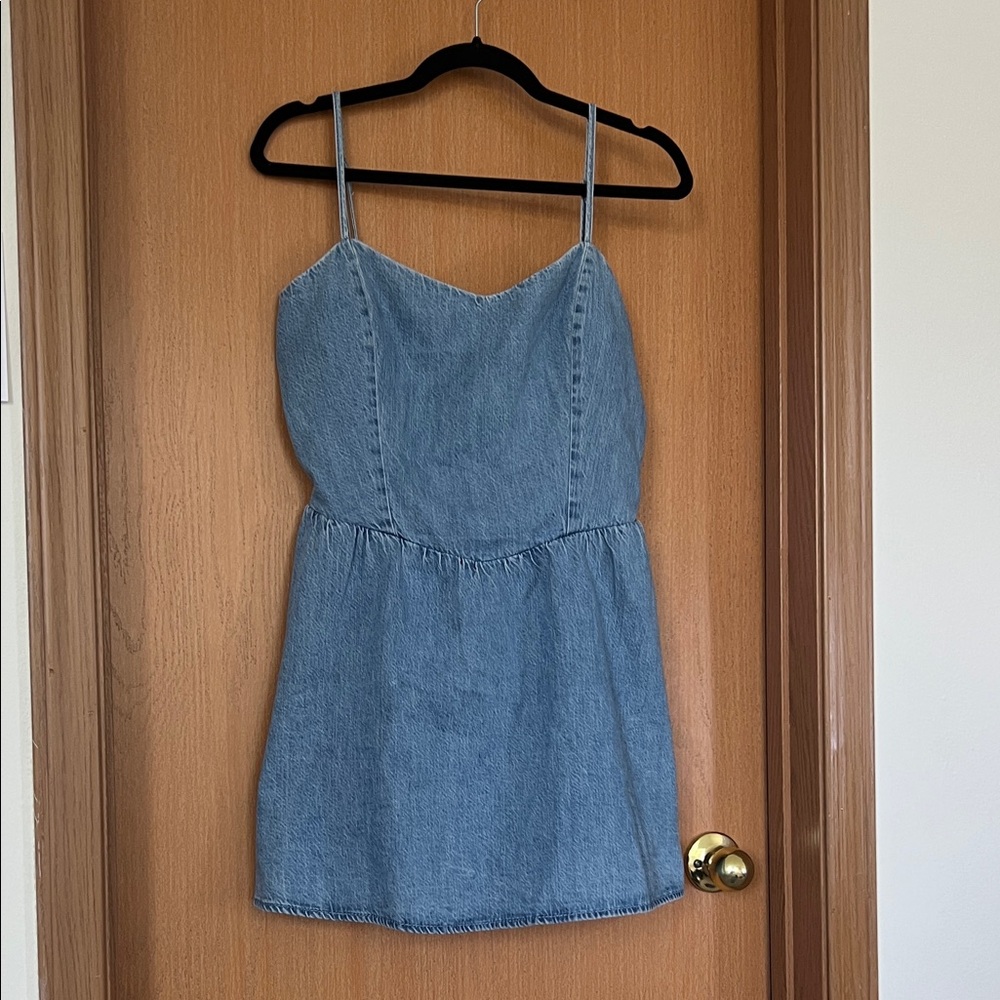 Hollister Blue Denim Dress